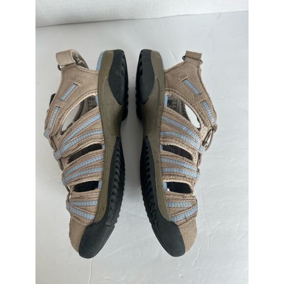 Clarks Collection Tuvia Maddee Fisherman Hiking Outdoor Sport Beige Sandals 6.5 - Picture 10 of 11